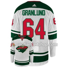 Adidas Maillot de Hockey Minnesota Wild MIKAEL GRANLUND 64 Blanc Authentic - Homme